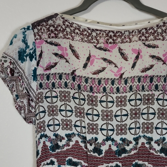 DEPT Floral Maxi Dress XS/S Boho Hippie Cottagecore Gypsy Festival Flowy Rayon - Picture 12 of 15